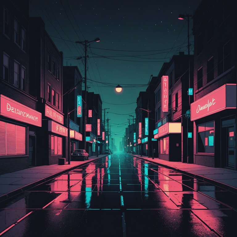 In the heart of the city as night falls, this track unveils a steamy, pulsating rhythm encapsulated in the raw, unpolished essence of garage music, infused with a sensual undertone that reverberates through the crisp night air. It's both inviting and mystifying, echoing the tales of shadowed urban love and fleeting connections.