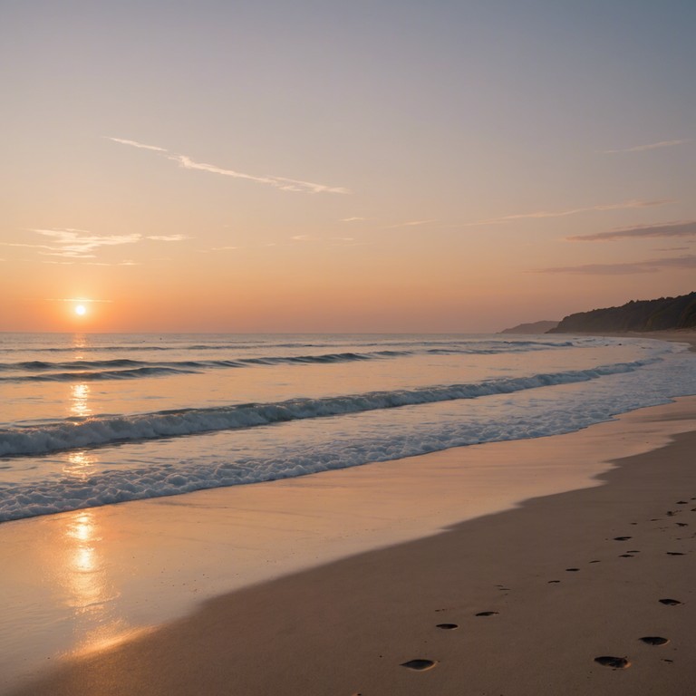 Imagine the first light of day illuminating a serene, tropical beach. The song features soothing, melodic tunes that capture the essence of a perfect morning by the sea, inspiring hope and tranquility.