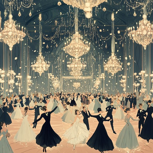 This piece evokes the feeling of victory and triumph with its joyful waltz structure. The rhythm is elegant and celebratory, capturing the essence of overcoming challenges and achieving greatness. It paints a picture of a grand ballroom celebration under glittering chandeliers.