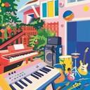 upbeat and lively garage music with summer vibes.