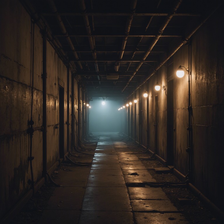 Echoes in the darkness delves deeper into the realm of suspense and intrigue. With its blend of heavy metal elements and industrial noise, this track serves as a sonic exploration of the hidden and the unknown, making every note resonate with the thrill of the unexplored.