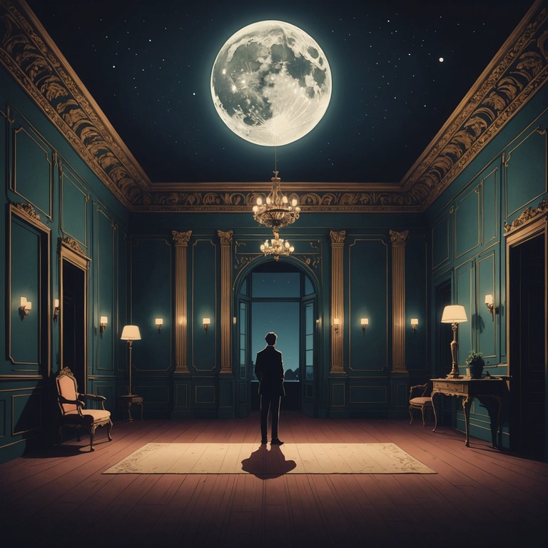 This piece embodies a haunting waltz heard echoing through an abandoned victorian ballroom, where spectral dancers glide under a moonlit chandelier, creating an atmosphere of eerie elegance with each step. The music intensifies the ghostly presence, merging classical charm with a chilling undertone.