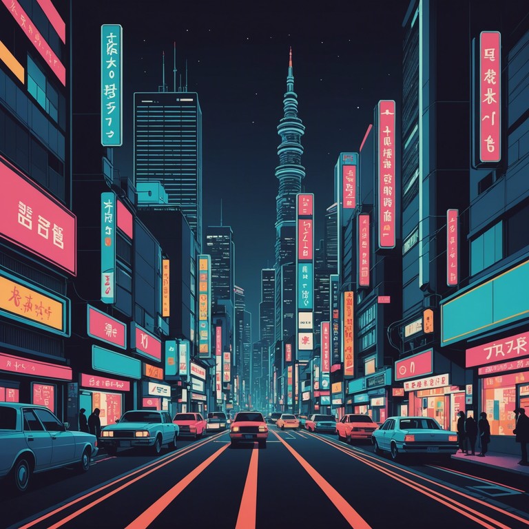 This track features a seamless integration of classic j pop elements with a hypnotic rhythm that transports the listener to a dreamlike state under tokyo's neon lights. The use of a synthesizer enhances the melody while offering a gateway to a serene yet vibrant auditory experience.