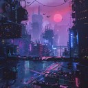 energetic punk with futuristic synthetic sound textures.