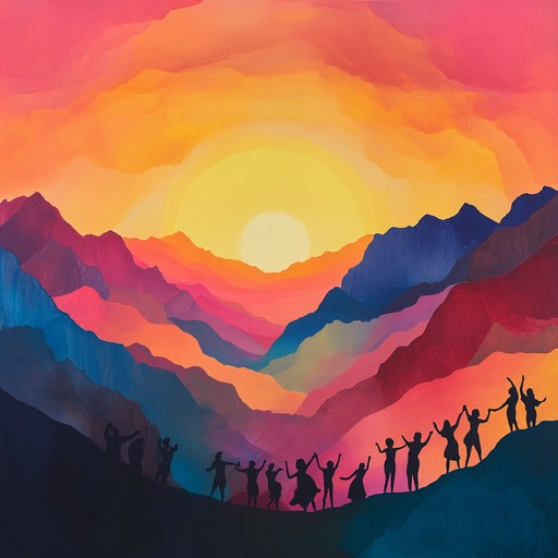 A lively cumbia instrumental that fuses traditional rhythms with vibrant melodies, capturing the essence of victory and communal joy after achieving a significant milestone