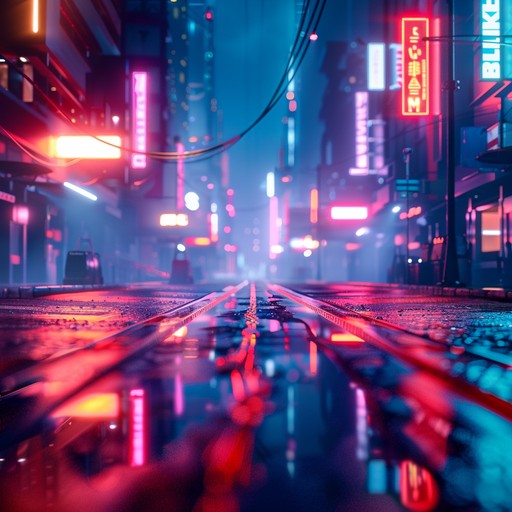 A sonic journey through a glowing urban landscape bathed in neon lights. This track combines laid back synth melodies with smooth beats to create a chillwave soundscape that captures the vibrancy and calmness of nighttime city streets.