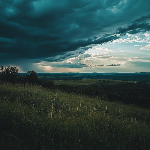 An adrenaline pumping track infused with intense southern americana vibes, featuring powerful electric guitar riffs that create a sense of a high stakes pursuit across dusty plains