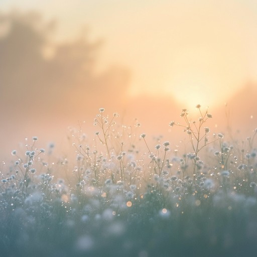 A soft orchestral composition that uses delicate string arrangements to depict the gentle unfolding of a new day, inspiring feelings of peace and quiet introspection as morning light fills the world.