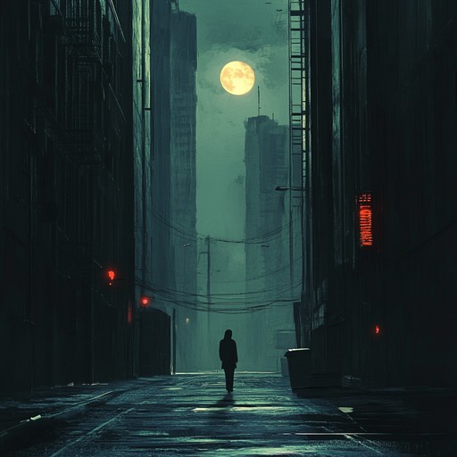 An instrumental drum n bass composition that combines atmospheric synth pads with intricate percussive rhythms, creating a reflective mood reminiscent of quiet city nights