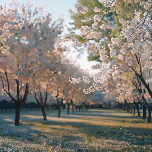 A heartfelt jpop instrumental with soft piano and lush strings, evoking the gentle, romantic feeling of cherry blossom season. It paints a dreamlike picture of love and nostalgia.