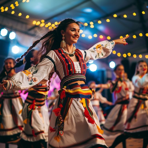 Infused with balkan melodies and energetic beats, this chalga track creates an exhilarating festive atmosphere. Traditional instruments blend seamlessly with contemporary rhythms, inviting listeners to join a vibrant cultural dance celebration.