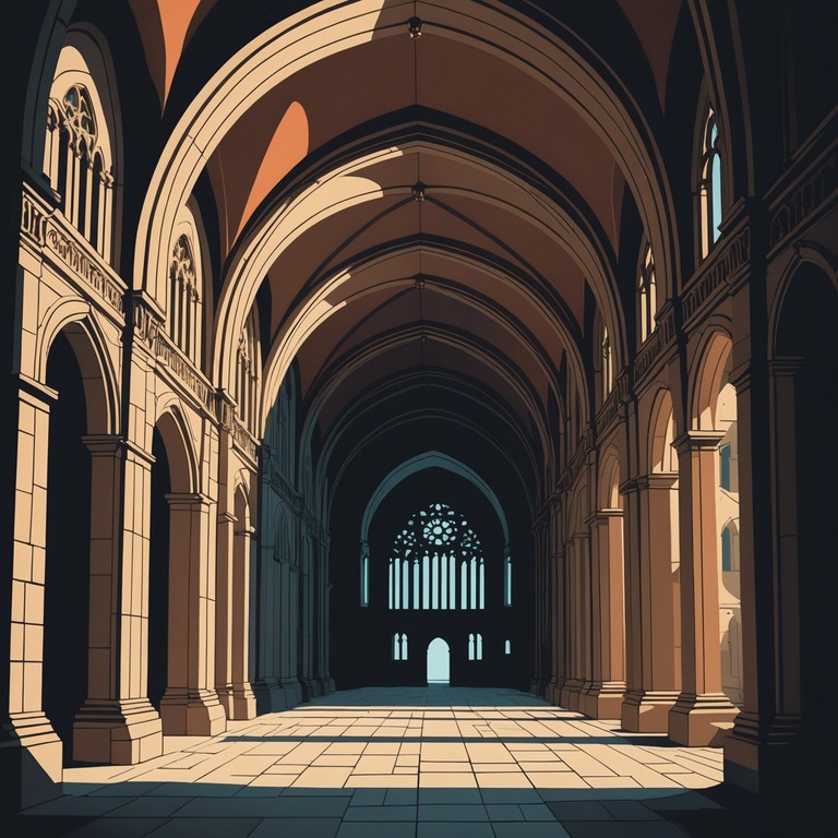 A chilling composition that leverages the natural acoustics and somber history of an ancient gothic undercroft. Featuring haunting whispers flowing beneath the soaring stone arches, the piece evokes a sense of unease and timeless suspense.