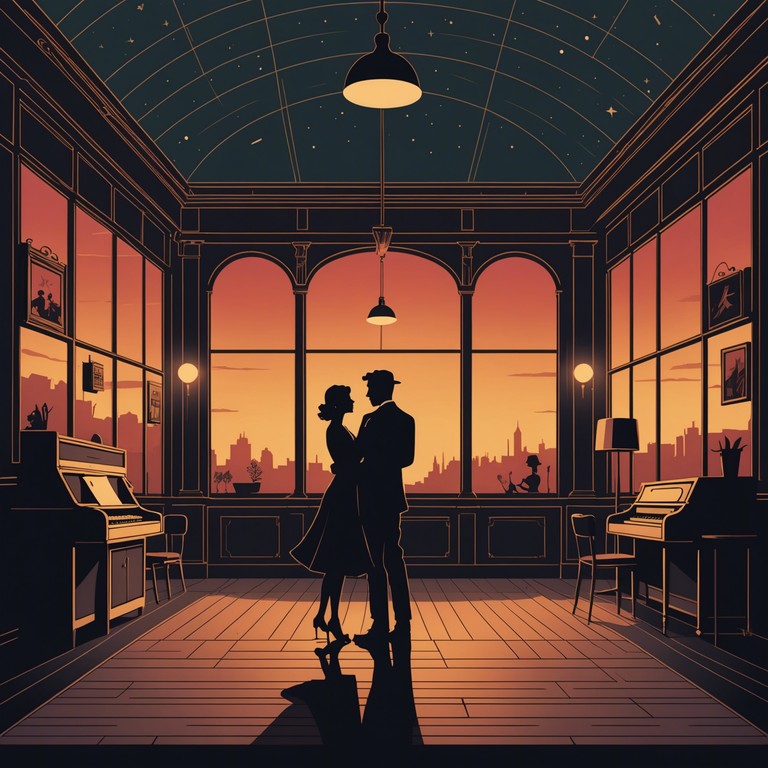 A tango that captures the essence of reflective thoughts intertwined with the intimate cadence of traditional dance, evoking a sense of nostalgia and deep contemplation. Selected acoustic guitar strums blend with subtle, melancholic melodies, designed to transport the listener to a dimly lit dance hall of the past.