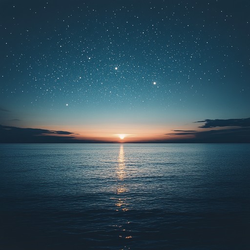 An instrumental piece that blends gentle ambient textures with subtle experimental elements, evoking the peacefulness of a calm night under the stars. Soft melodies weave through atmospheric soundscapes, creating a meditative and reflective mood.