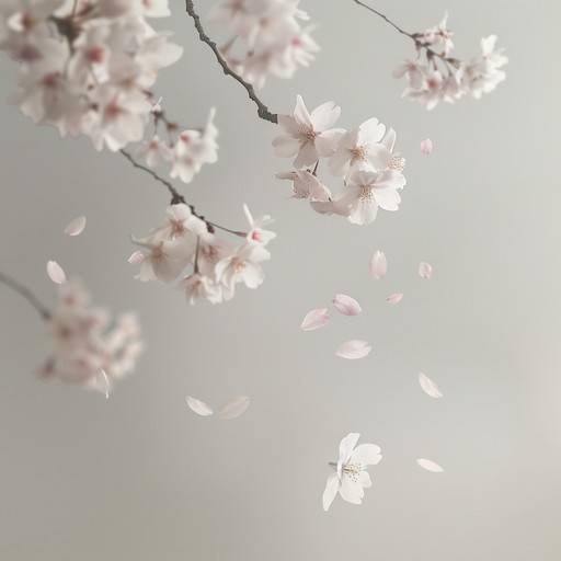 A soft, soothing instrumental that captures the delicate beauty and tenderness of cherry blossoms falling in spring. The music gently guides the listener through a landscape of romantic nostalgia and heartfelt emotions, akin to scenes in a touching anime where characters share deep moments of connection under sakura trees.