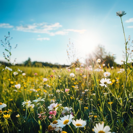 A gentle piano melody unfolds alongside soft strings, evoking the timeless beauty of a sunlit meadow in spring. Serene yet evocative, the composition captures the gentle rustling of leaves and distant calls of birds, inviting listeners into a world of nostalgic tranquility and timeless peace