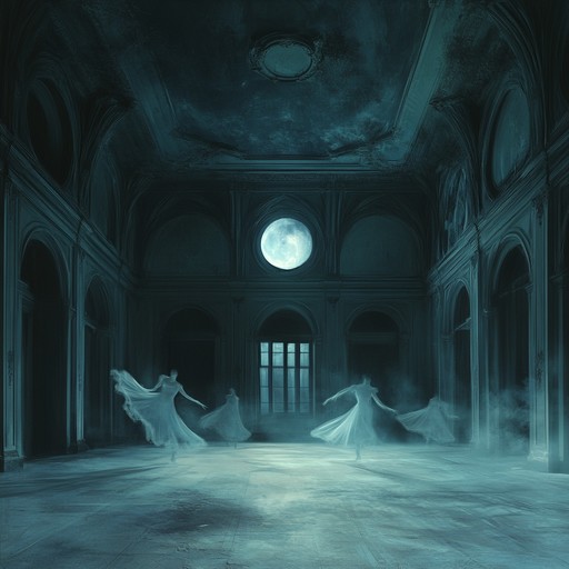 An unsettling waltz filled with ominous violin tones, creating an atmosphere of dark elegance. It conjures images of ghostly dancers gliding through a dimly lit ballroom.