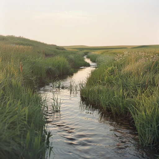 Immerse yourself in an orchestrated tableau of a serene meadow, where the melodies of cello and soft strings capture the essence of relaxation and nature’s calm. The harmonious blend of orchestral instruments invites a sense of peace, soothing the listener as if enveloped by the gentle embrace of a summer's day.