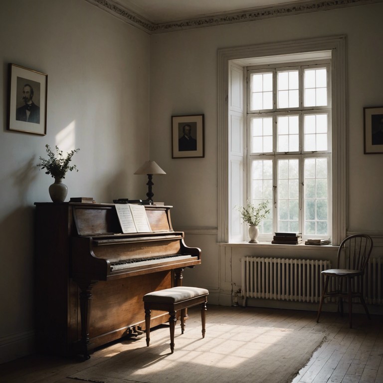 The track prominently features a soft piano that carries the weight of past memories, each note a reminder of joy that has faded into a somber reflection of what once was.