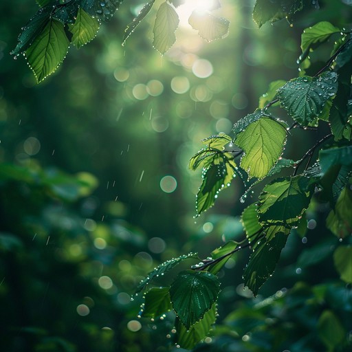 Immerse yourself in the tranquility of a serene forest, as gentle melodic notes mimic dewdrops falling from leaves. This piece creates an atmosphere of calm and reflection, perfect for moments of relaxation and meditation.