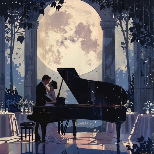 This orchestral melody captures the passion and tenderness of a romantic encounter beneath a starlit sky, featuring lush strings and soft woodwinds that create a heartwarming, elegant atmosphere. Perfect for setting the mood during an intimate evening.