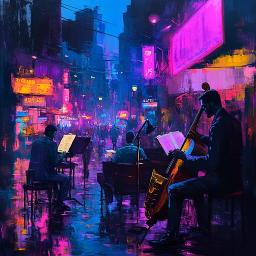 An instrumental track that embodies the vibrancy of city nightlife, merging energetic beats with dynamic jazz influences. Ideal for capturing lively urban environments and thrilling events