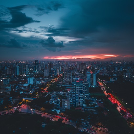 Imagine soaring over a neon lit cityscape, the darkness punctuated by bursts of colorful light and the pulse of life below. This track's powerful, driving rhythms convey both the excitement and the lurking shadows of urban life, creating a sonic adventure that is deeply immersive and continually surprising.