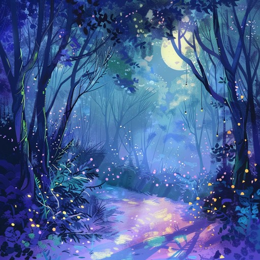 Imagine a lively dance in a mystical forest, where vibrant rhythms and enchanting melodies converge to create an atmosphere of sheer magic. This instrumental track features a blend of groovy beats and ethereal elements, making listeners feel as if they are part of an otherworldly celebration under a moonlit canopy.