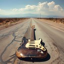 an energetic rock instrumental perfect for a road trip