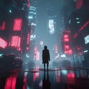 a tender cyberpunk melody blending emotion and technology.