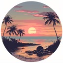 groovy meditation with serene tropical island melodies