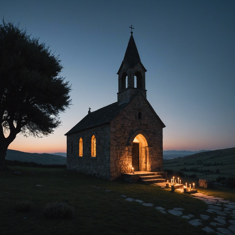 This composition captures the sound of timelessness through sophisticated metal music integrated with elements of classical choirs, depicting a narrative of majestic old structures standing against the tests of time.