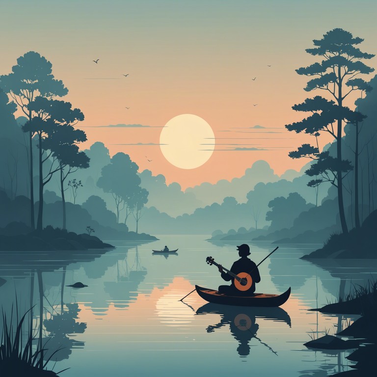 This piece captures the essence of the ganges at dawn, utilizing traditional hindustani melodies played on a sitar, evoking a sense of peace and timelessness.