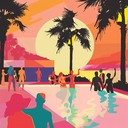 upbeat funk house for summer party vibes