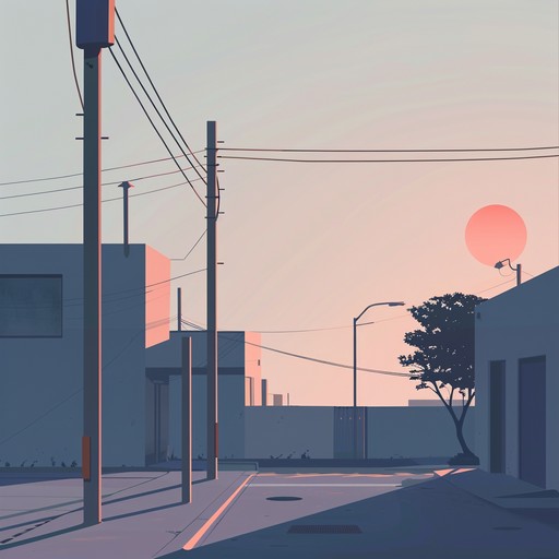 Immerse yourself in the tranquil yet mechanical vibes of an urban landscape. The track features subtle electric guitar harmonies woven with industrial textures, gently guiding listeners through a serene cityscape at twilight. Ideal for reflecting and unwinding.