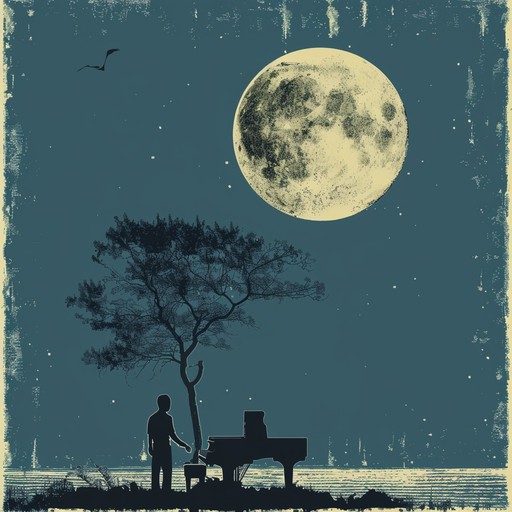 As the moon casts its ethereal glow, a lone violin plays a melancholic yet enchanting tune, its notes dancing on the gentle breeze. The song evokes images of a love lost, a heart yearning for what once was, and the bittersweet memories that linger in the shadows of the night.