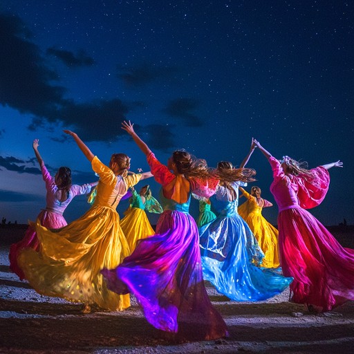 Join a euphoric celebration in the heart of the desert as uplifting oud melodies and powerful rhythms fill the air. This track embodies the joy and energy of middle eastern festivities, creating a dynamic atmosphere that leaves listeners enchanted.