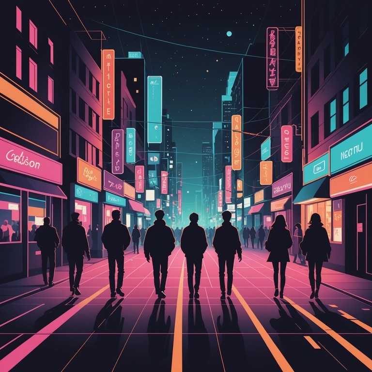 This track encapsulates the vibrant energy of urban life under the disco lights. Incorporating classic urban sounds with modern disco rhythms, it provides a pulsating soundtrack that evokes images of bustling city streets at night, illuminated by neon lights and alive with the eclectic sounds of the metropolis.