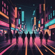 energetic beats meet urban nightscapes.