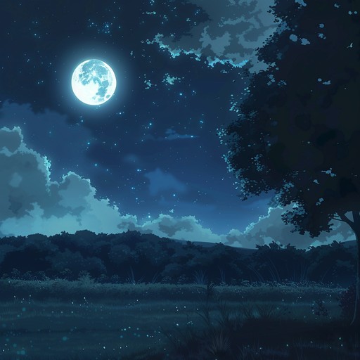 Experience a gentle and captivating anime track, perfect for romantic scenes under the moonlight. The lush synths and delicate strings blend together to create a soothing and intimate atmosphere that speaks of love and passion.