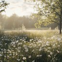 warm symphonic melodies evoke serene countryside morning light