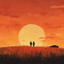 gentle melodies weaving heartfelt sunset love story