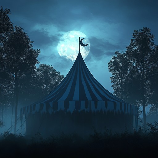 Dive into an extravagant fusion of dark cabaret melodies with lively piano and eerie accordion, creating a sinister yet entertaining carnival atmosphere.