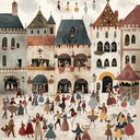 a lively tune for a medieval festivity