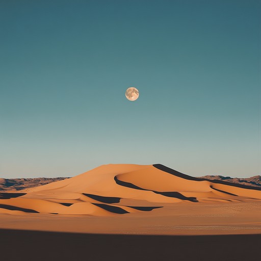 This track features brooding, ethnic instrumentation inspired by middle eastern musical traditions. The haunting resonance of an oud plays somber tunes, creating an atmosphere of contemplative solitude under a moonlit sky. The rhythm is slow and deliberate, evoking a sense of ancient mysticism and timeless mystery.