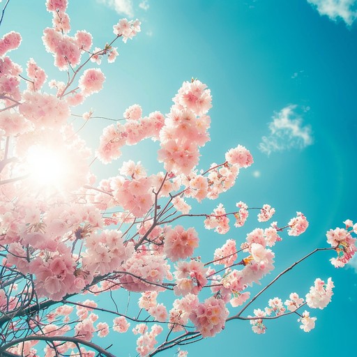 This composition immerses listeners in the vibrant energy of a sunny japanese summer festival. Cheerful synths harmonize with upbeat percussion, creating an atmosphere of pure joy and positivity. The melody radiates warmth, celebrating the bloom of cherry blossoms and the carefree spirit of youth, making it perfect for uplifting any mood.