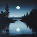 a soothing orchestral piece reflecting calmness of moonlit nights