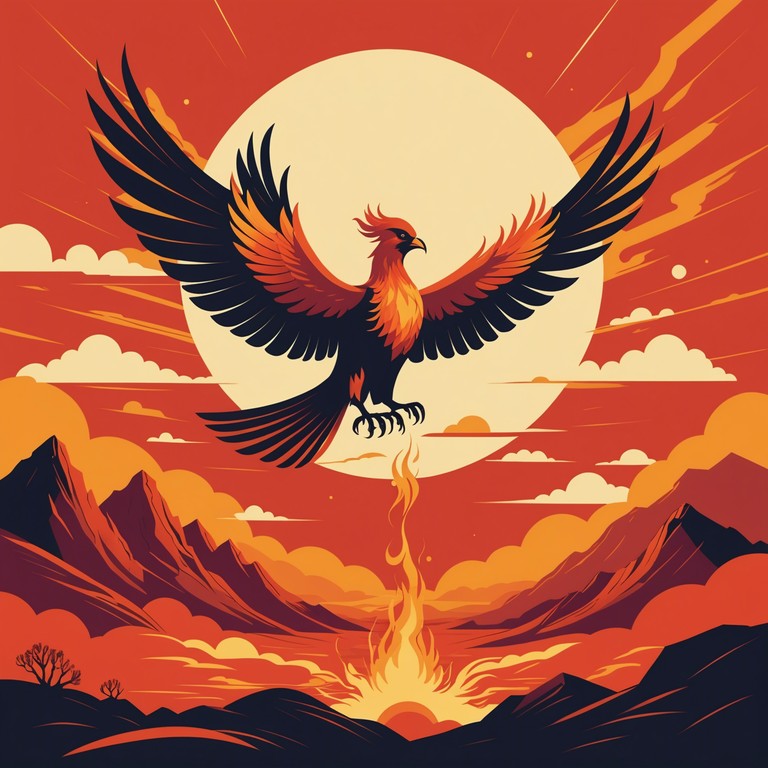 A soaring instrumental that captures the essence of a phoenix's rebirth. Driven by electrifying guitar riffs and thunderous drums, it's a musical representation of rising from the ashes with more power and brilliance than ever before.