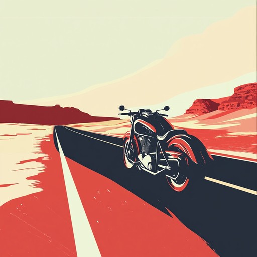 This instrumental embodies the sensation of limitless freedom as you travel along an empty, sunlit highway. Accentuated by the electric guitar's smooth riffs and steady rhythm, it paints a sonic picture of endless skies and the thrill of the journey. With occasional guitar solos that reach for the sky, this track brings a nostalgic but fresh feeling of adventure and vastness.