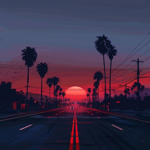 Imagine a smooth, mellow track that captures the essence of a tranquil sunset. This piece merges classic soul rhythms with a touch of modern flair, creating an atmosphere that's both nostalgic and fresh. The electric bass drives the groove, accompanied by subtle drums and elegant keyboard accents, crafting a warm and inviting soundscape.